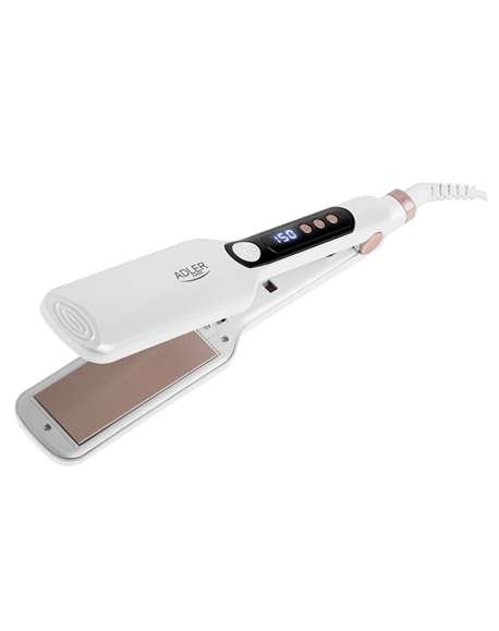 Hair Straightener - Wide | AD 2325 | Ceramic heating system | Display LCD | Temperature (min) 150 °C | Temperature (max) 210 °C 