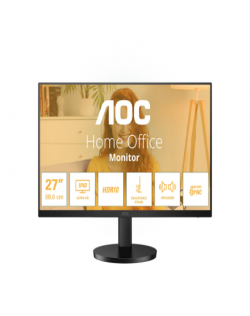 AOC U27B3AF | 27 " | IPS | UHD | 16:9 | 60 Hz | 4 ms | 3840 x 2160 pixels | 350 cd/m² | HDMI ports quantity 2 | Warranty 24 mont