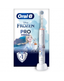 Oral-B | Electric Toothbrush | Frozen Pro Series 3 | Rechargeable | For kids | Number of brush heads included 1 | Number of teeth brushing modes 3 | White