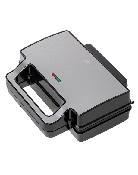 Sandwich maker 2 in 1 | AD 3073 | 1000 W | Number of plates 2 | Stainless Steel/Black