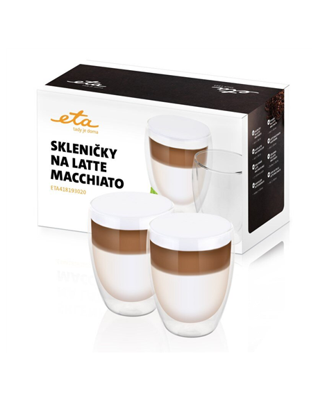 ETA | Latte Macchiato Glasses | ETA418193020 | For coffee | 2 pc(s) | Dishwasher proof