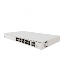 MikroTik Cloud Router Switch | CRS320-8P-8B-4S+RM with RouterOS v7, 2U rackmount Enclosure | No Wi-Fi | 1000 Mbit/s | Ethernet L