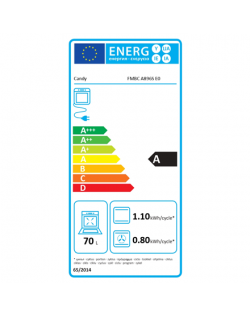 Candy Oven | FMBC A896S E0 | 70 L | Electric | Pyrolysis | Mechanical and electronic | Height 59.5 cm | Width 59.5 cm | Black