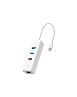 TP-LINK UE330C USB 3.0 Type-C to Gigabit Ethernet Network Adapter with 3-Port USB 3.0 Type-A Hub