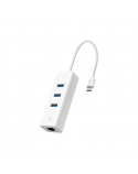 TP-LINK UE330C USB 3.0 Type-C to Gigabit Ethernet Network Adapter with 3-Port USB 3.0 Type-A Hub