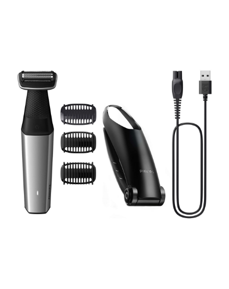 Philips | Hair clipper for body | BG5021/15 | Cordless | Wet & Dry | Number of length steps 3 | Silver/Black