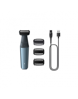 Philips | Hair clipper for body | BG3027/05 | Cordless | Wet & Dry | Number of length steps 3 | Blue/Black