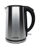 Gorenje | Kettle | K15DWS | Electric | 2200 W | 1.5 L | Stainless steel | 360° rotational base | Stainless Steel