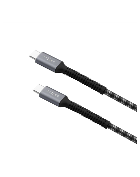 Fixed | Armor Cable USB-C/USB-C, 2 m, 240W | FIXDA-CC2-GR