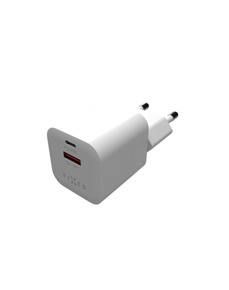 Fixed Mini USB-C/USB Travel Charger 20W | FIXC20M-CU-WH