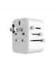 Fixed | Voyager World Adapter | FIXCT30-1C2A-WH | USB-A/USB-C | Travel Adapter