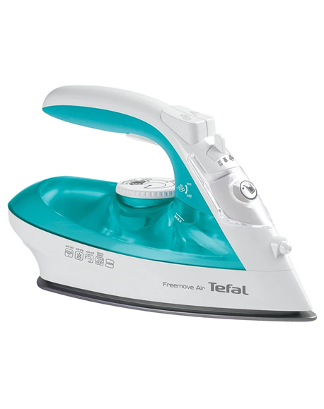 TEFAL Freemove Air Wireless Steam Iron | FV6520 | Steam Iron | 2400 W | Water tank capacity 250 ml | Continuous steam 25 g/min |