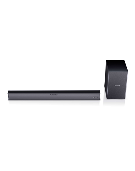 Sharp HT-SBW182 2.1 Slim Soundbar HDMI, Optical, Bluetooth, 160 W, 74 cm with Wireless Subwoofer