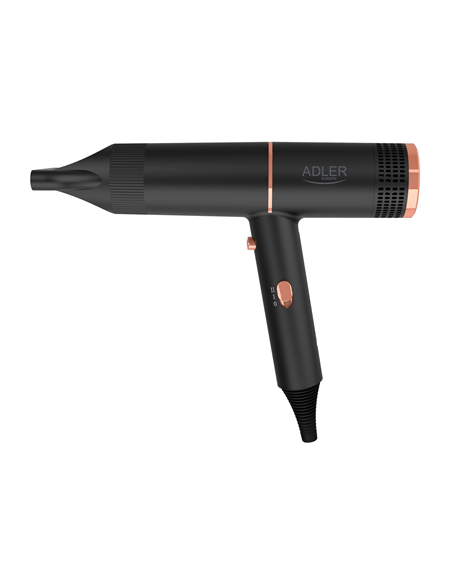 Adler Hair Dryer | AD 2278 | 1400 W | Number of temperature settings 2 | Ionic function | Black