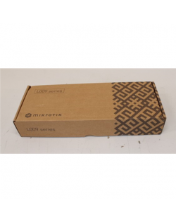 SALE OUT. MikroTik Router L009UiGS-RM, DAMAGED PACKAGING, UNPACKED, USED | Router | L009UiGS-RM | No Wi-Fi | 10/100/1000 Mbit/s 