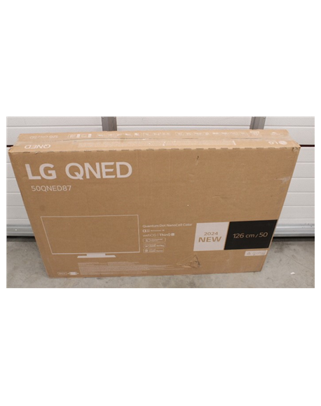 LG | QNED TV | 50QNED87T3B | 50 | Smart TV | webOS 24 | 4K UHD | Black | DAMAGED PACKAGING