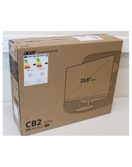 SALE OUT. Acer CB2 Series ZeroFrame CB242YEBMIPRX 23.8", LCD IPS,1920x1080/16:9/1ms/250/1m:1/1xHDMI/1xVGA/1xDP/Audio In/Out/Blac