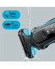 Braun | Shaver | 51-M1000S | Operating time (max) 50 min | Wet & Dry | Lithium Ion | Black/Blue