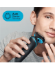 Braun | Shaver | 51-M1000S | Operating time (max) 50 min | Wet & Dry | Lithium Ion | Black/Blue