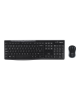 Logitech MK270 | Keyboard and Mouse Set | Wireless | US | Black