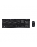 Logitech MK270 | Keyboard and Mouse Set | Wireless | US | Black