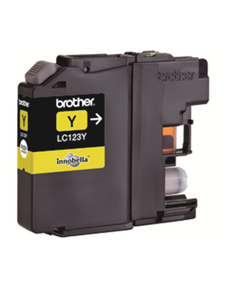 Brother LC123Y Ink Cartridge, Yellow