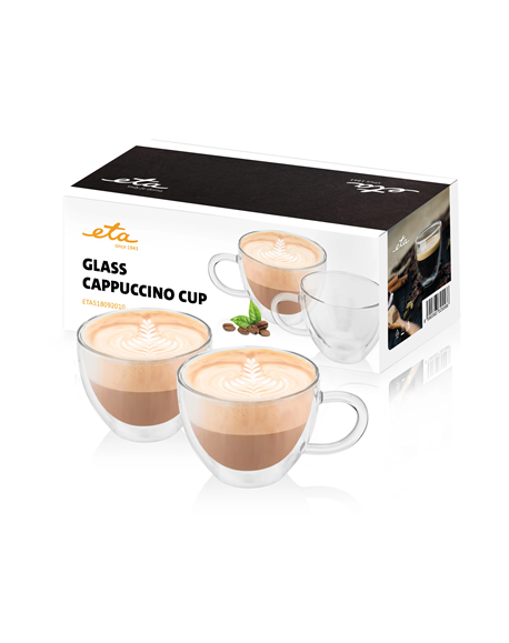 ETA | Cappuccino glasses | ETA518092010 | For coffee | 2 pc(s) | Dishwasher proof