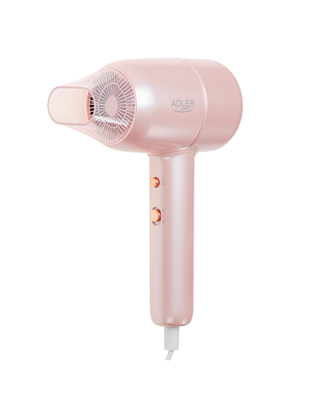 Adler Hair Dryer | AD 2279p | 1800 W | Number of temperature settings 2 | Ionic function | Pink