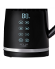 Adler Kettle with LED display | AD 1350 | Electric | 2200 W | 1.7 L | Stainless Steel | 360° rotational base | Black