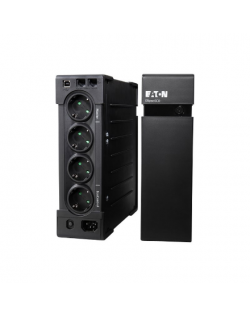 Eaton Ellipse ECO UPS USB DIN, 1600 VA, 1000 W, Input: C14, Outputs: (4) Schuko, (4) Schuko surge only, Tower | Eaton