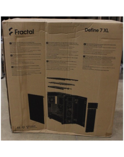 SALE OUT. Fractal Define 7 XL Black TG Dark Tint | Fractal Design | Define 7 XL TG Dark Tint | Side window | Black | E-ATX | DAM