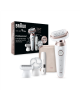 Braun Epilator | SES9-360 Silk épil 9 Flex 3D | Operating time (max) 50 min | Number of power levels 1 | Wet & Dry | White/Rose