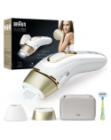 Braun Epilator | PL5152 Silk-expert Pro 5 | Bulb lifetime (flashes) 400.000 | Number of power levels 10 | Gold/White