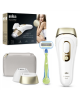 Braun Epilator | PL5152 Silk-expert Pro 5 | Bulb lifetime (flashes) 400.000 | Number of power levels 10 | Gold/White