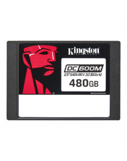 Kingston DC600M | 480 GB | SSD form factor 2.5" | Solid-state drive interface SATA Rev. 3.0 | Read speed 560 MB/s | Write speed 