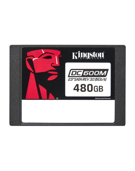 Kingston DC600M | 480 GB | SSD form factor 2.5" | Solid-state drive interface SATA Rev. 3.0 | Read speed 560 MB/s | Write speed 