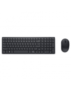 Dell | Silent Keyboard and Mouse | KM555 | Keyboard and Mouse Set | Wireless | US International (QWERTY) | Black | 2.4 GHz, Blue