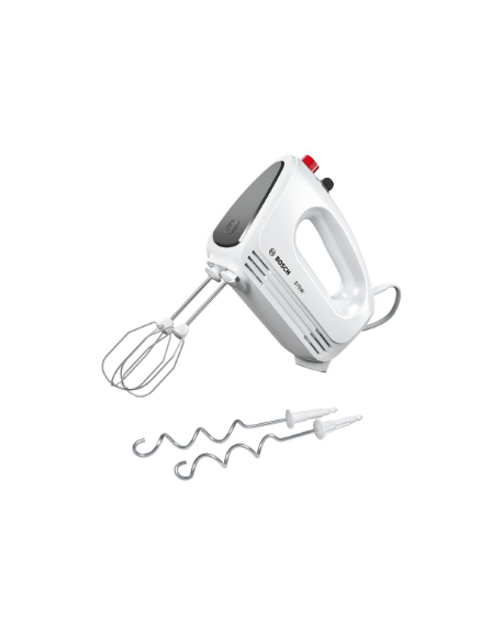 Bosch | Hand Mixer | MFQ22100 CleverMixx | Hand Mixer | 375 W | Number of speeds 4 | Turbo mode | White/Dark Grey