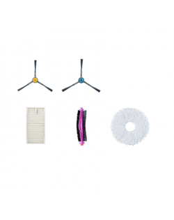 Midea Spare Parts Kit for V12: 6x Side brushes, 2x Roller brushes, 3x HEPA Filters, 4x Mops, 3x Dust Bags