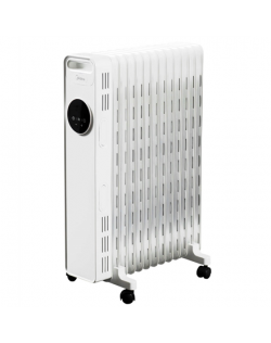 Midea Oil Radiator Heater | NY2513-22MR | Oil Radiator | 2500 W | Number of power levels 3 | Suitable for rooms up to 35 m² | Wh