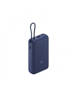 Xiaomi 33W Power Bank (Integrated Cable) | 20000 mAh | USB-C/USB-C cable/USB-A | Blue