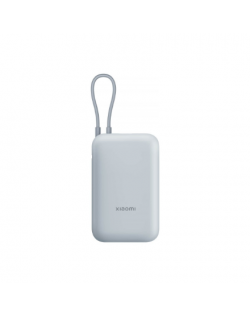 Xiaomi Power Bank (Integrated Cable) | 10000 mAh | USB-A/USB-C/USB-C cable | Ice Blue