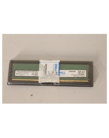 SALE OUT. Dell Memory Upgrade - 8GB -1RX8 DDR4 UDIMM 3200MHz MT/s ECC- SNS only / UNPACKED | Dell | 8 GB | DDR4 | 3200 MHz | PC/