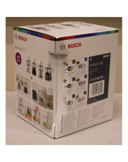 SALE OUT. Bosch MCM3110W Food processor, 800W, Bowl capacity: 2.3L, 2 speed settings, White/Grey | Bosch | Kitchen machine Multi