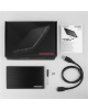 AXAGON | A compact aluminum USB 3.2 Gen 1 - SATA 6G external box designed for 2.5" SSD/HDD