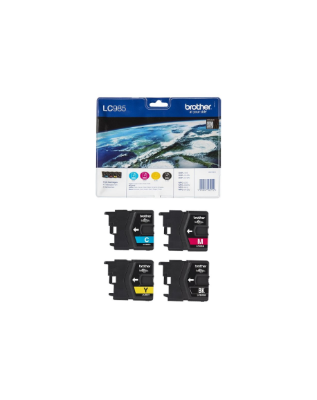 Brother LC985VALBP | Ink cartridge | Magenta, Black, Cyan, Yellow