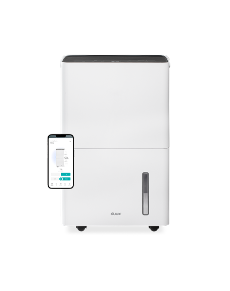 Duux Smart Dehumidifier | Bora | Suitable for rooms up to 50 m² | Water tank capacity 4 L | White