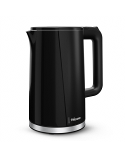 Tristar Double Walled Kettle | WK-3407 | Electric | 2200 W | 1.7 L | Plastic | 360° rotational base | Black