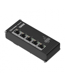 Teltonika Industrial Switch | TSF010 | Unmanaged | DIN rail mountable | 10/100 Mbps (RJ-45) ports quantity 5 | Power supply type