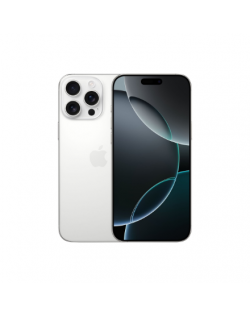 Apple iPhone 16 Pro | White Titanium | 6.3 " | Super Retina XDR display with ProMotion | 2622 x 1206 pixels | A18 Pro | Internal